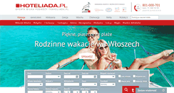 Desktop Screenshot of hoteliada.pl